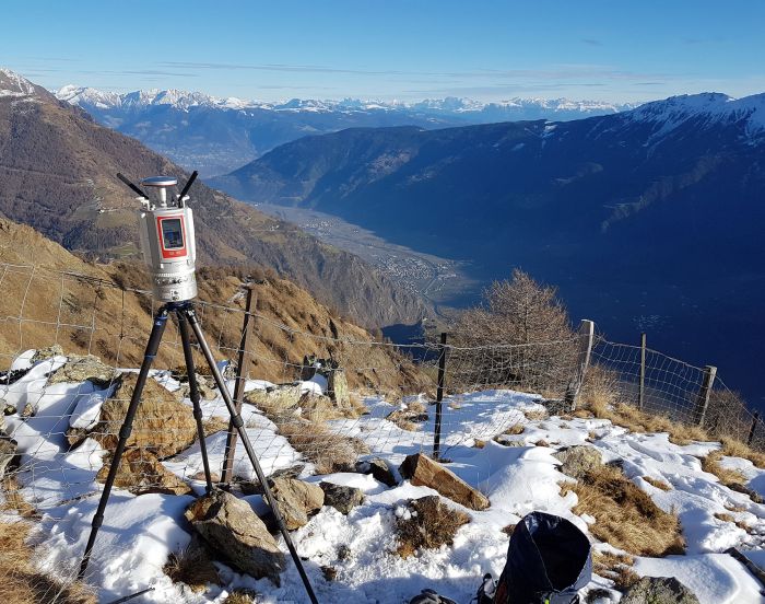 Versante montano nel comune di Ciardes